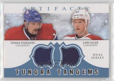 2012-13 Upper Deck Artifacts - Tundra Tandems Dual Jerseys - Blue #TT-PE - Tomas Plekanec, Lars Eller