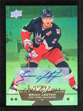 2012-13 Upper Deck Black Diamond - [Base] - Emerald Autographs #161 - Triple Diamond - Brian Leetch /10