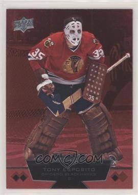 2012-13 Upper Deck Black Diamond - [Base] - Ruby #175 - Triple Diamond - Tony Esposito /100