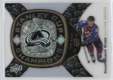 2012-13 Upper Deck Black Diamond - Championship Rings: All-Time Greats #ATG-14 - Joe Sakic