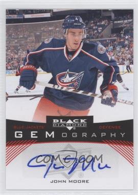 2012-13 Upper Deck Black Diamond - Gemography #GEM-JM - John Moore