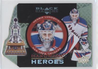 2012-13 Upper Deck Black Diamond - Hardware Heroes #HH-HL - Henrik Lundqvist /100