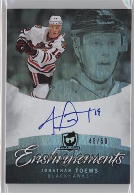 2012-13 Upper Deck The Cup - Enshrinements #CE-JT - Jonathan Toews /50