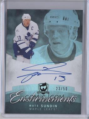 2012-13 Upper Deck The Cup - Enshrinements #CE-MS - Mats Sundin /50