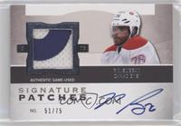 2014-15 The Cup Update - P.K. Subban #/75