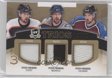 2012-13 Upper Deck The Cup - Trios - Patch #C3-PFBRG - Peter Forsberg /10 [EX to NM]