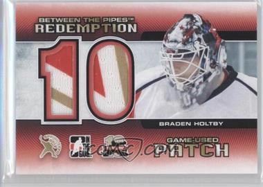 2012 In the Game Between the Pipes - Spring Expo Redemption Prizes Game-Used #BTPR-06 - Braden Holtby