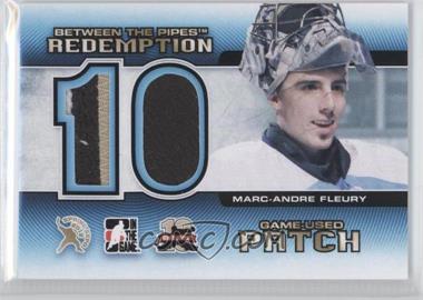 2012 In the Game Between the Pipes - Spring Expo Redemption Prizes Game-Used #BTPR-64 - Marc-Andre Fleury