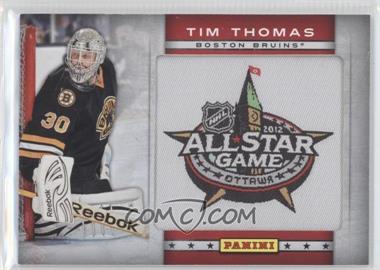 2012 Panini All-Star Game Ottawa - Commemorative Patch #TT - Tim Thomas