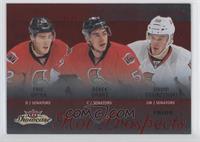 Hot Prospects Trios - David Dziurzynski, Derek Grant, Eric Gryba #/27