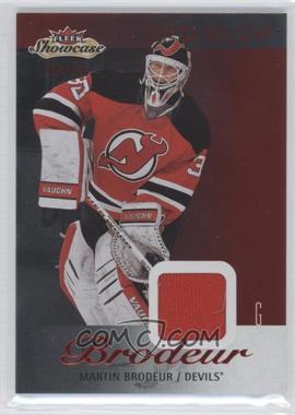 2013-14 Fleer Showcase - [Base] - Red Glow #55 - Jersey - Martin Brodeur /36