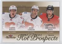 Hot Prospects Trios - Carter Bancks, Christopher Breen, Mark Cundari #/399