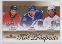 Hot Prospects Trios - Alex Petrovic, Max Reinhart, Tyler Johnson #/399