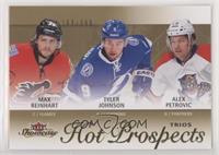 Hot Prospects Trios - Alex Petrovic, Max Reinhart, Tyler Johnson #/399