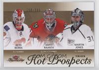 Hot Prospects Trios - Martin Jones, Reto Berra, Antti Raanta #/399