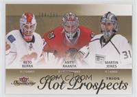 Hot Prospects Trios - Martin Jones, Reto Berra, Antti Raanta #/399