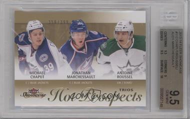 2013-14 Fleer Showcase - [Base] #112 - Hot Prospects Trios - Jonathan Marchessault, Michael Chaput, Antoine Roussel /399 [BGS 9.5 GEM MINT]