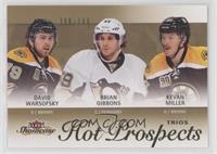 Hot Prospects Trios - Kevan Miller, David Warsofsky, Brian Gibbons #/399