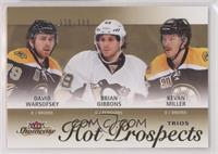 Hot Prospects Trios - Kevan Miller, David Warsofsky, Brian Gibbons #/399