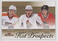 Hot Prospects Trios - Jason Akeson, Cody Ceci, Shawn Lalonde #/399