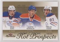 Hot Prospects Trios - Taylor Fedun, Martin Marincin, Brad Hunt #/399