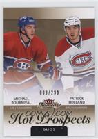 Hot Prospects Duos - Michael Bournival, Patrick Holland #/299