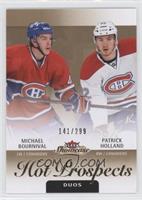 Hot Prospects Duos - Michael Bournival, Patrick Holland #/299