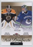 Hot Prospects Duos - Niklas Svedberg, Joacim Eriksson #/299