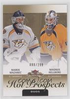 Hot Prospects Duos - Marek Mazanec, Magnus Hellberg #/299