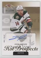 Hot Prospects Autos - Justin Fontaine #/149