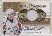  Hot Prospects Auto Patch Tier 1 - Tom Wilson #/375