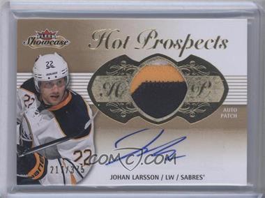 2013-14 Fleer Showcase - [Base] #159 -  Hot Prospects Auto Patch Tier 1 - Johan Larsson /375