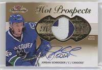  Hot Prospects Auto Patch Tier 1 - Jordan Schroeder #/375