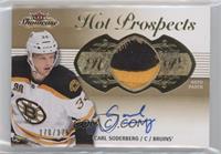  Hot Prospects Auto Patch Tier 1 - Carl Soderberg #/375