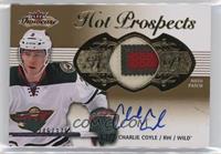 Hot Prospects Auto Patch Tier 1 - Charlie Coyle #/375