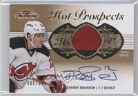  Hot Prospects Auto Patch Tier 1 - Damien Brunner #/375