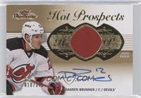  Hot Prospects Auto Patch Tier 1 - Damien Brunner #/375