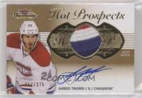  Hot Prospects Auto Patch Tier 1 - Jarred Tinordi #/375