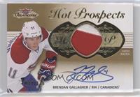 Hot Prospects Auto Patch Tier 2 - Brendan Gallagher #/175