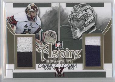 2013-14 In the Game Between the Pipes - Aspire - Gold ITG Vault Ruby #ASP-01 - Zachary Fucale, Carey Price /1