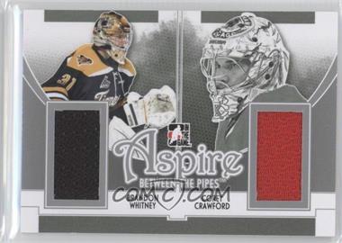 2013-14 In the Game Between the Pipes - Aspire - Silver #ASP-08 - Brandon Whitney, Corey Crawford /180