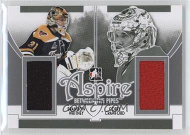 2013-14 In the Game Between the Pipes - Aspire - Silver #ASP-08 - Brandon Whitney, Corey Crawford /180