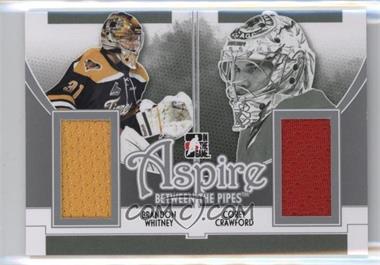 2013-14 In the Game Between the Pipes - Aspire - Silver #ASP-08 - Brandon Whitney, Corey Crawford /180