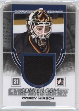 2013-14 In the Game Between the Pipes - Game-Used - Silver Jersey #GUM-31 - Corey Hirsch /180