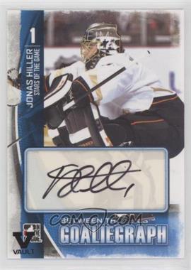 2013-14 In the Game Between the Pipes - GoalieGraph - ITG Vault Black #A-JHI - Jonas Hiller