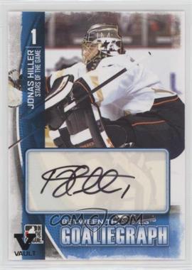 2013-14 In the Game Between the Pipes - GoalieGraph - ITG Vault Black #A-JHI - Jonas Hiller