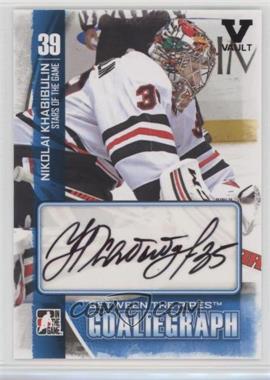 2013-14 In the Game Between the Pipes - GoalieGraph - ITG Vault Black #A-NK - Nikolai Khabibulin