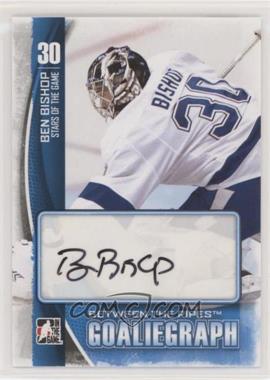 2013-14 In the Game Between the Pipes - GoalieGraph #A-BB - Ben Bishop