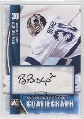 2013-14 In the Game Between the Pipes - GoalieGraph #A-BB - Ben Bishop