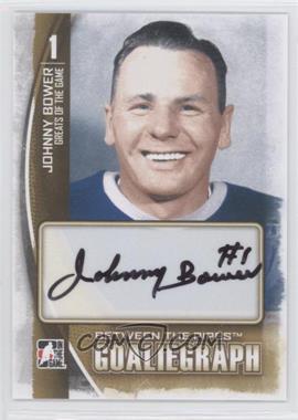 2013-14 In the Game Between the Pipes - GoalieGraph #A-JBO - Johnny Bower